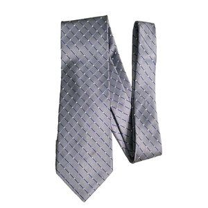 Croft & Barrow Silver & Blue Silk Tie